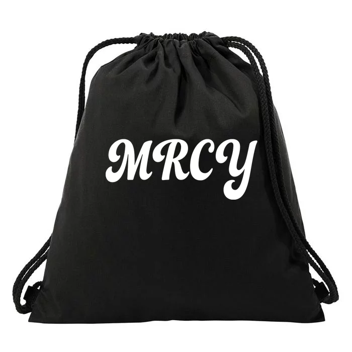 MRCY Christian Worship Shortened Word Drawstring Bag