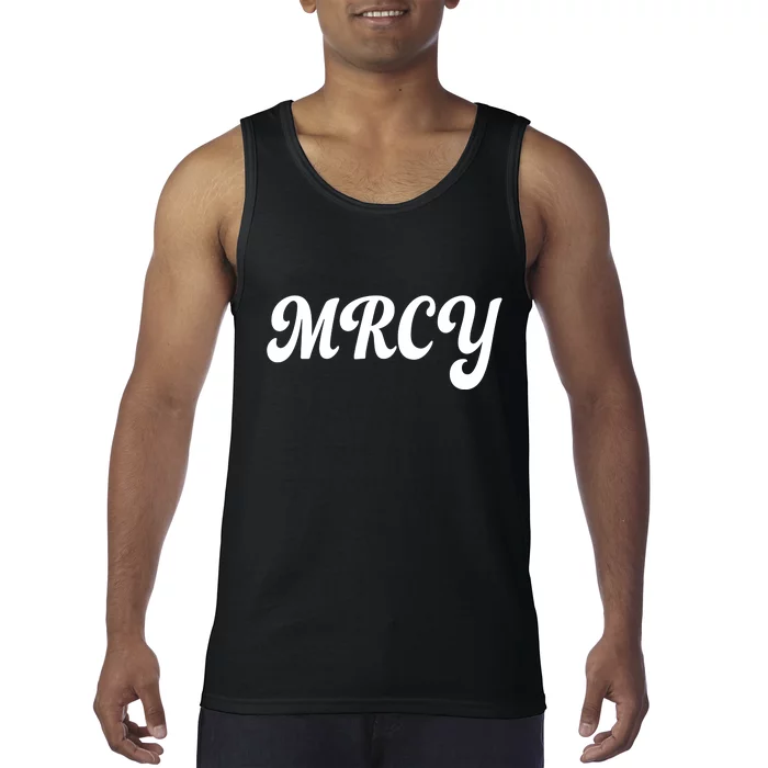 MRCY Christian Worship Shortened Word Tank Top