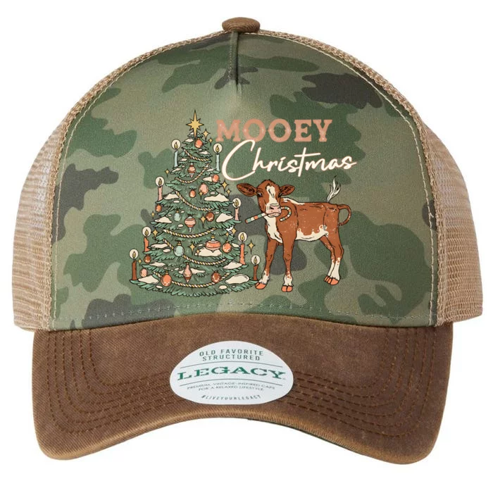 Mooey Christmas Western Christmas Holiday Season Legacy Tie Dye Trucker Hat