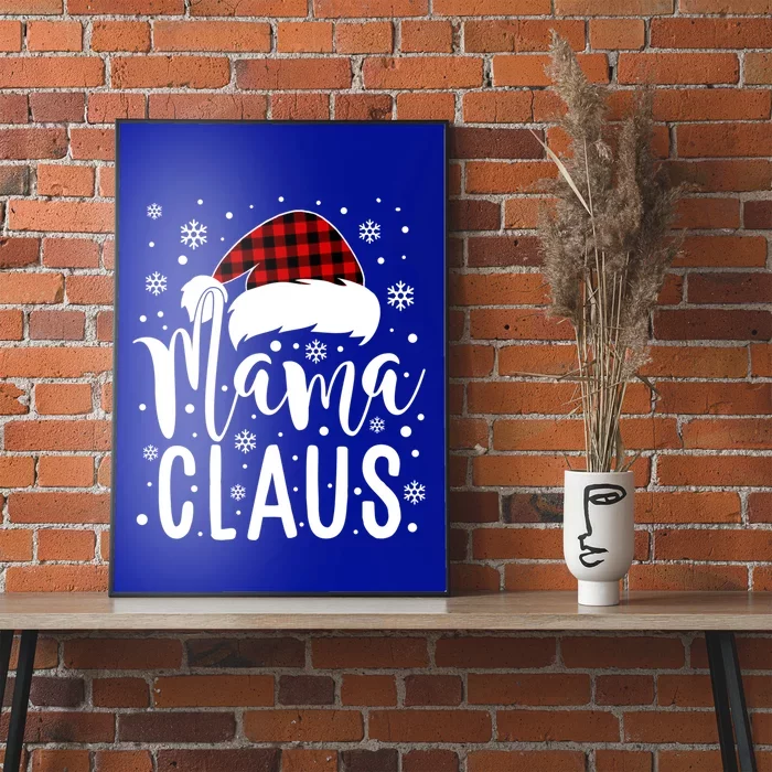 Mama Claus With Santa Hat Great Gift Mom Mama Mommy Christmas Funny Cool Gift Poster