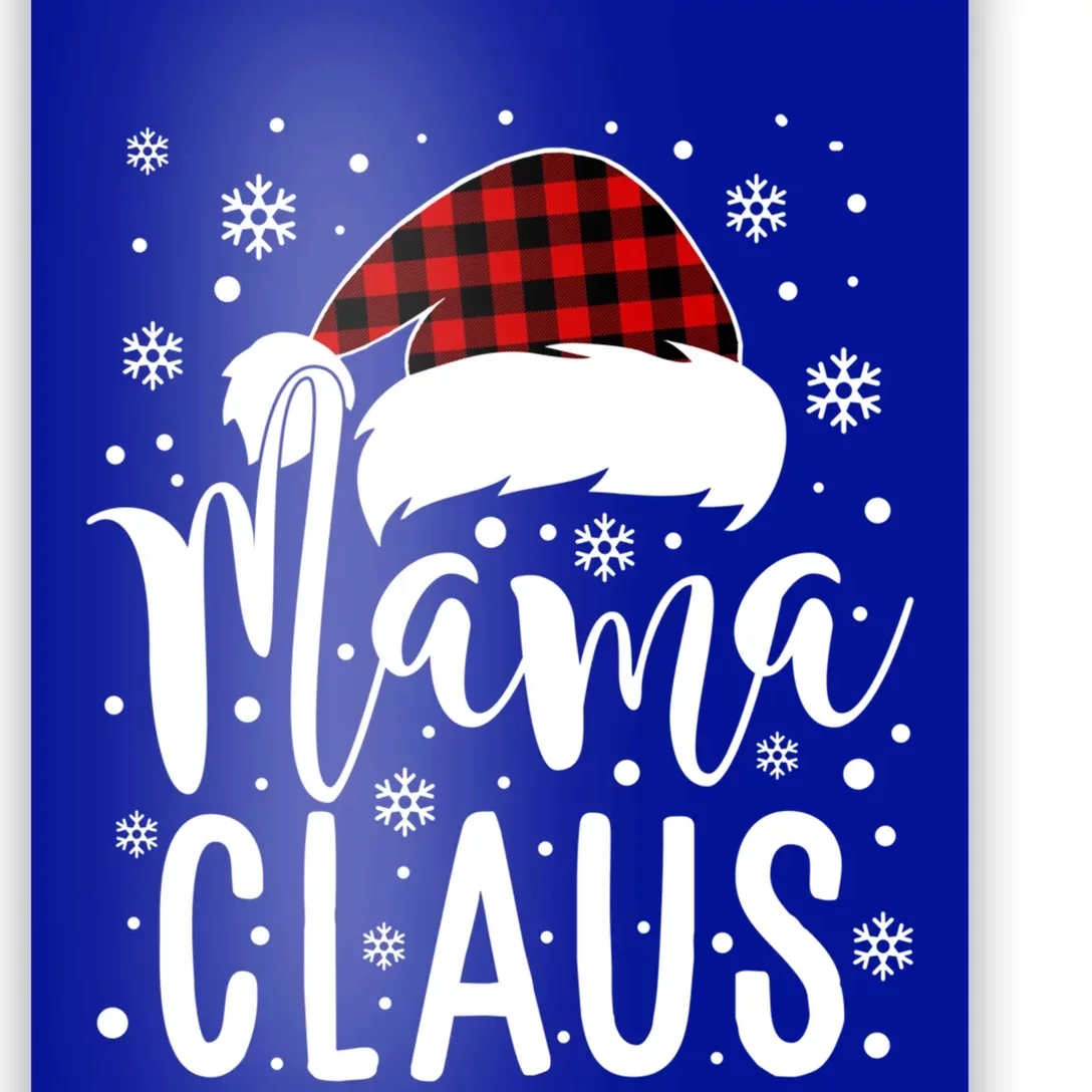 Mama Claus With Santa Hat Great Gift Mom Mama Mommy Christmas Funny Cool Gift Poster