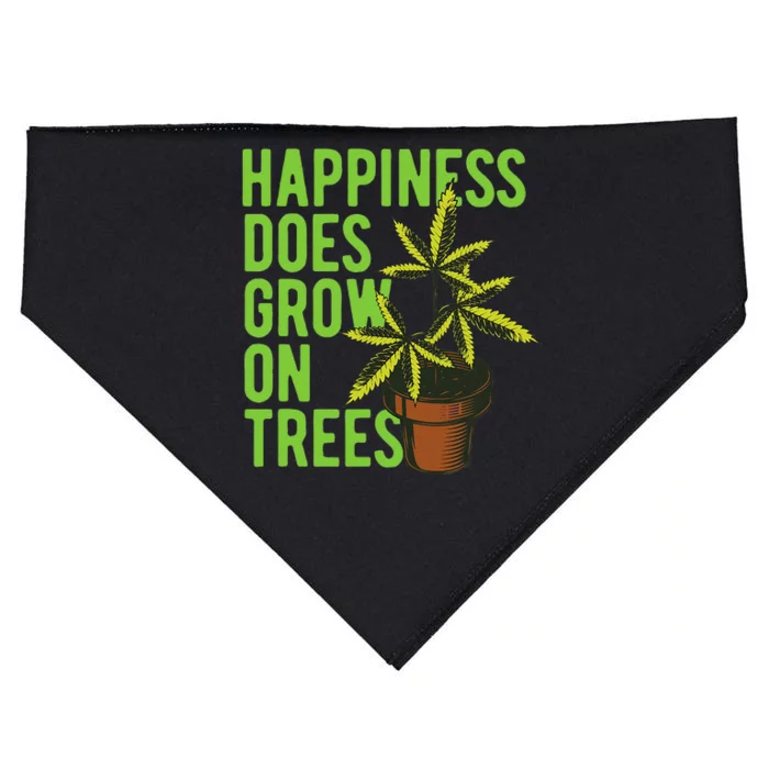 Marijuana Cannabis Weed Growing Grower trees USA-Made Doggie Bandana