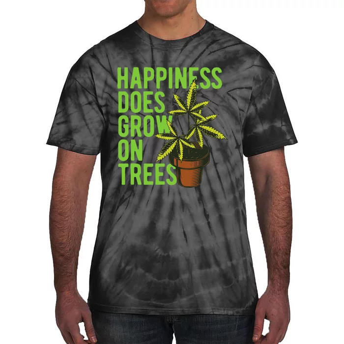 Marijuana Cannabis Weed Growing Grower trees Tie-Dye T-Shirt