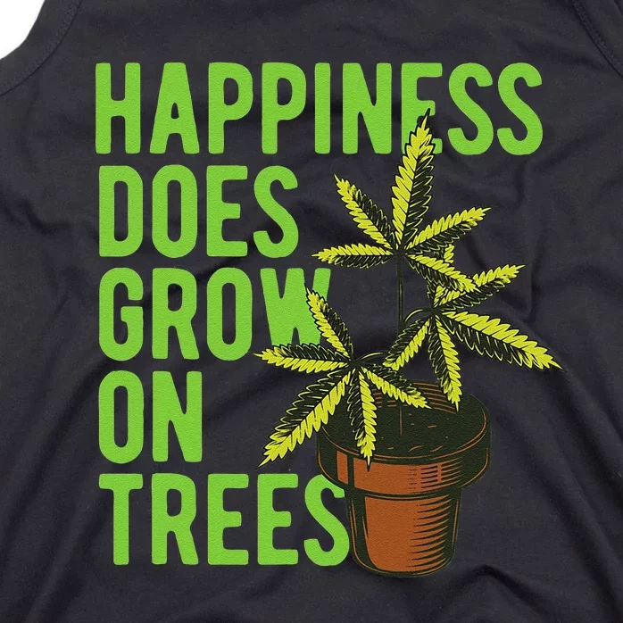 Marijuana Cannabis Weed Growing Grower trees Tank Top