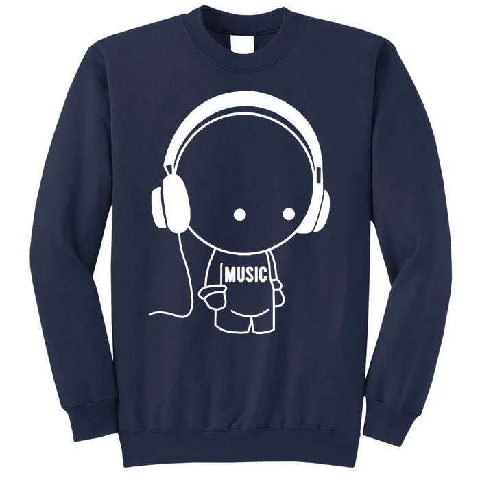 Music Character With Headphones Sweatshirt