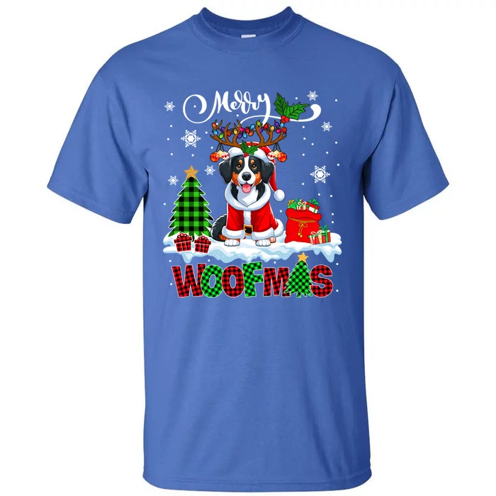 Merry Christmas Woof Appenzeller Sennenhund Cosplay Santa Cute Gift Tall T-Shirt