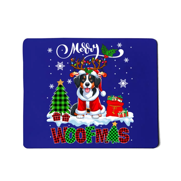 Merry Christmas Woof Appenzeller Sennenhund Cosplay Santa Cute Gift Mousepad