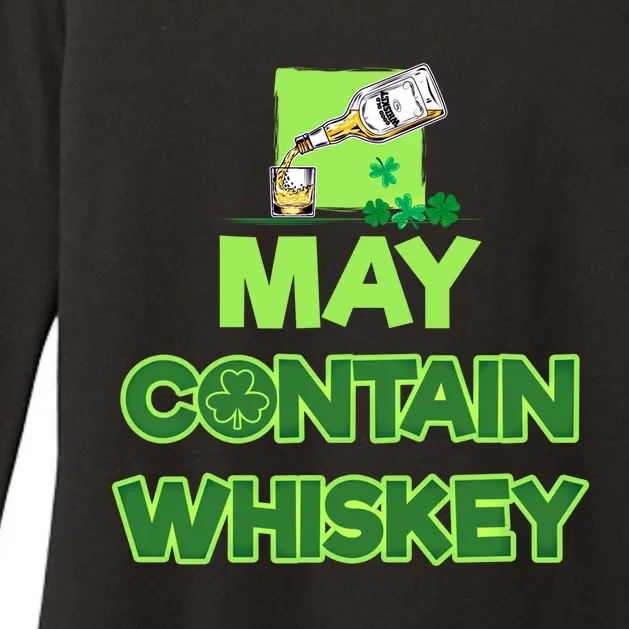 May Contain Whiskey Irish Pub Whiskey Whisky Ing Team Great Gift Womens CVC Long Sleeve Shirt