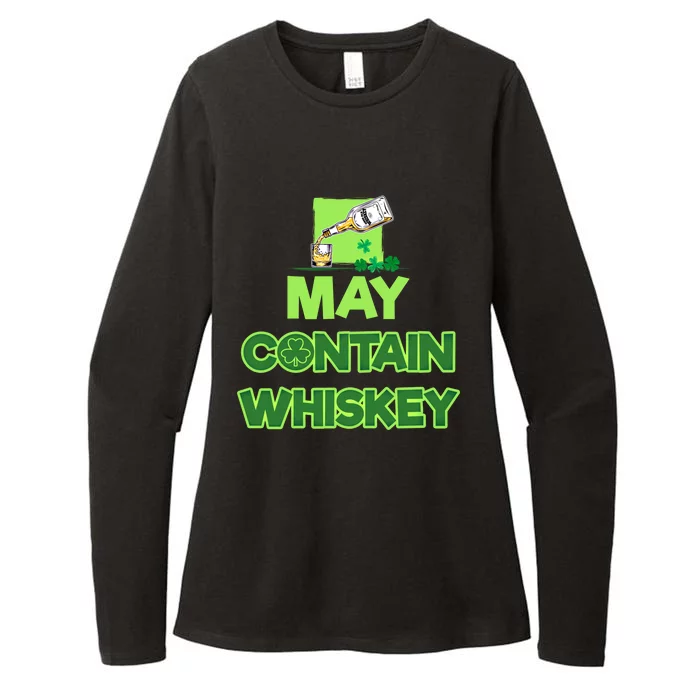 May Contain Whiskey Irish Pub Whiskey Whisky Ing Team Great Gift Womens CVC Long Sleeve Shirt