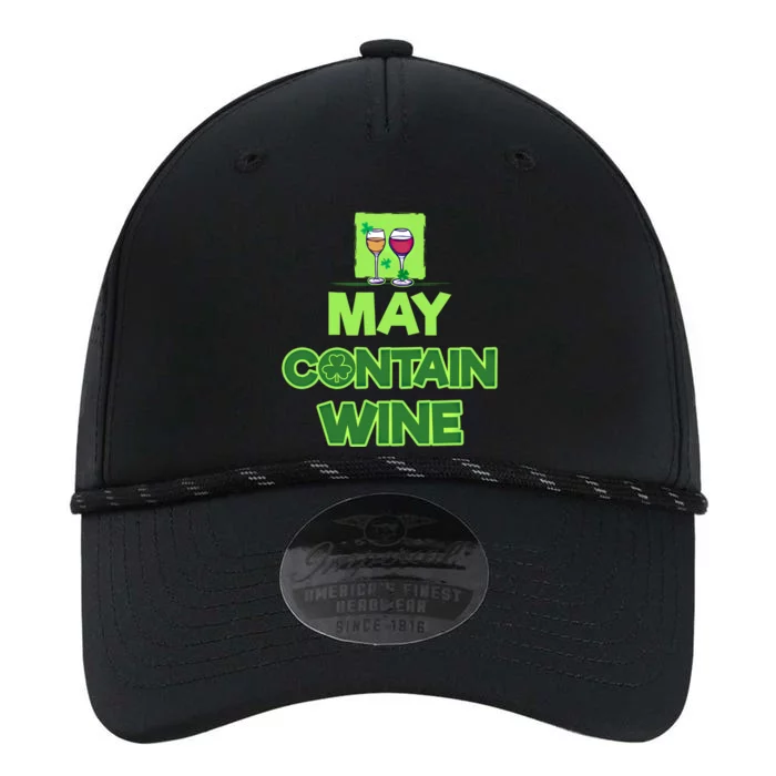 May Contain Wine Irish Pub Beer Ing Team St Paddy Pat Gift Performance The Dyno Cap