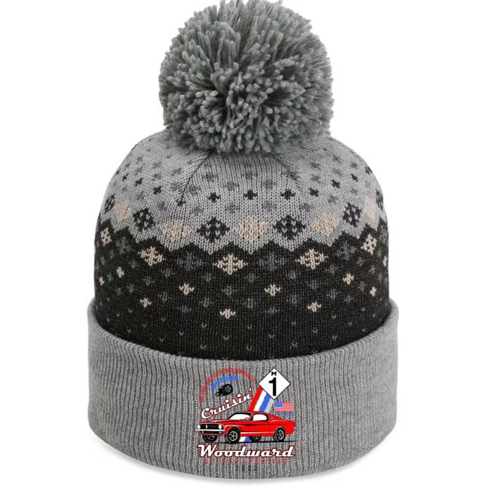 M1 Cruisin Woodward Motown The Town That Put The World On Wheels The Baniff Cuffed Pom Beanie