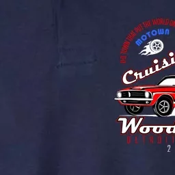 M1 Cruisin Woodward Motown The Town That Put The World On Wheels Softstyle Adult Sport Polo