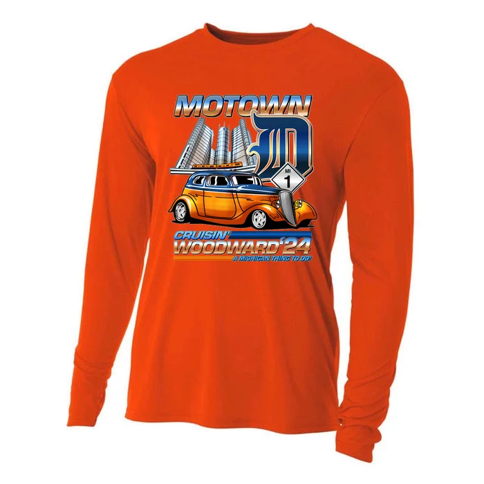 Motown Cruisin Woodward 2024 Cooling Performance Long Sleeve Crew