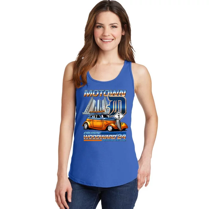 Motown Cruisin Woodward 2024 Ladies Essential Tank