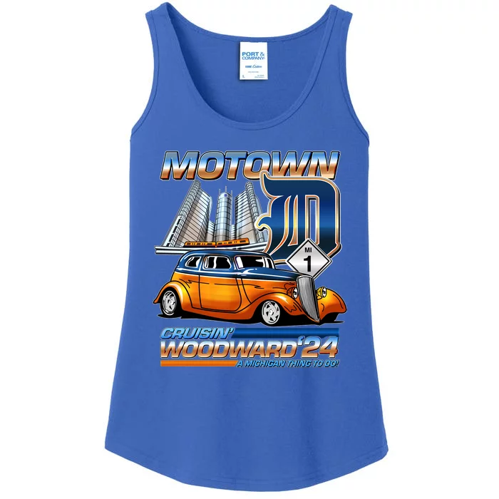 Motown Cruisin Woodward 2024 Ladies Essential Tank