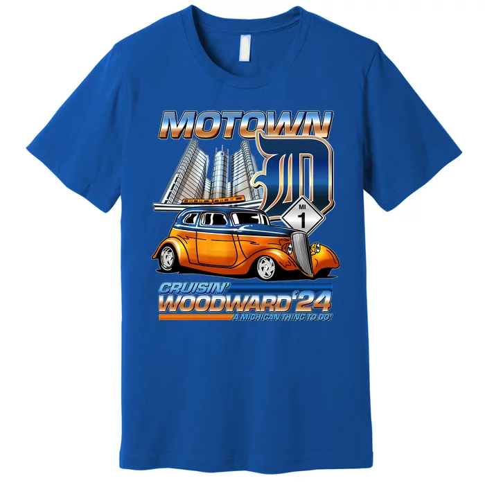 Motown Cruisin Woodward 2024 Premium T-Shirt