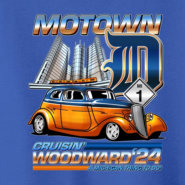 Motown Cruisin Woodward 2024 Toddler T-Shirt