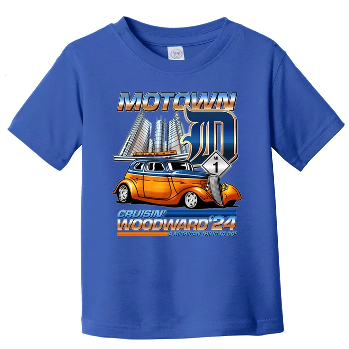 Motown Cruisin Woodward 2024 Toddler T-Shirt