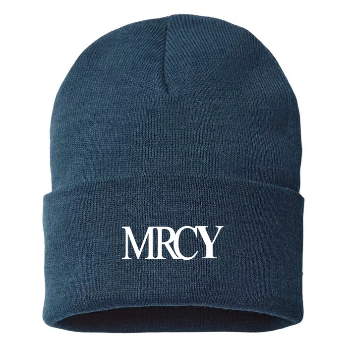 Mercy Christian Worship Words Of Faith Sustainable Knit Beanie