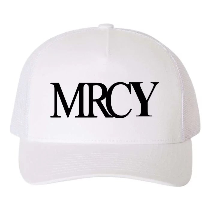 Mercy Christian Worship Words Of Faith Yupoong Adult 5-Panel Trucker Hat