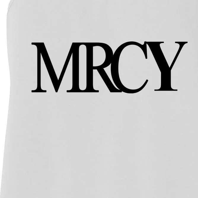 Mercy Christian Worship Words Of Faith Women's Racerback Tank