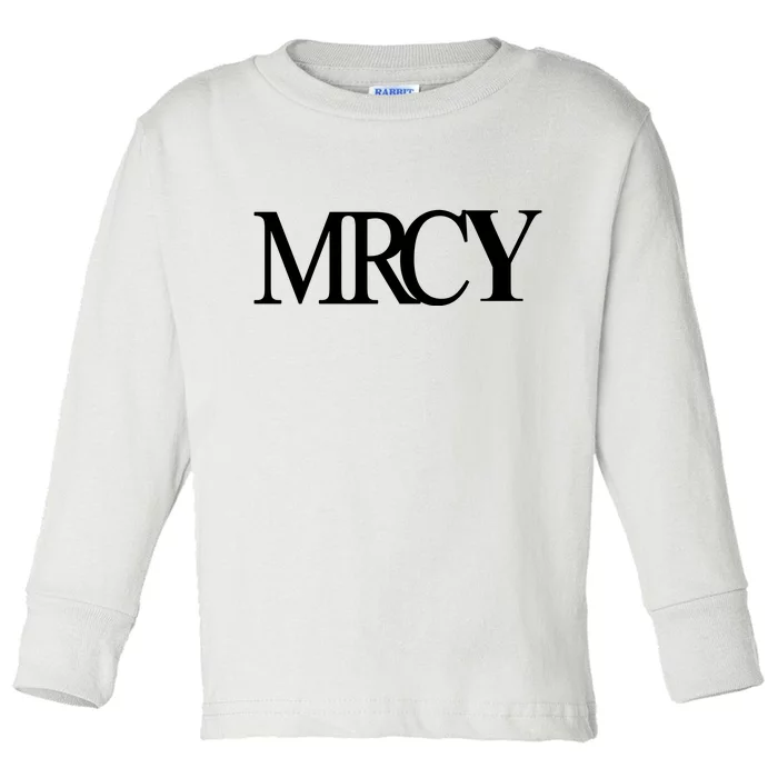 Mercy Christian Worship Words Of Faith Toddler Long Sleeve Shirt