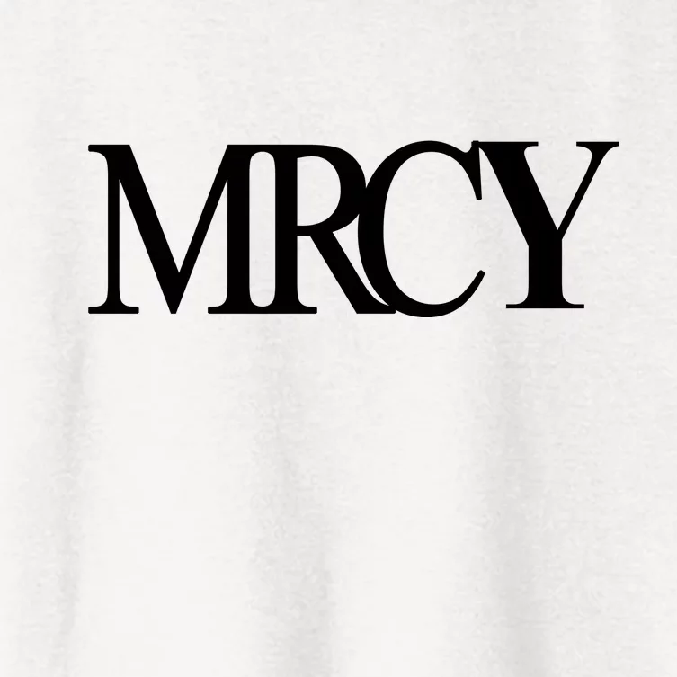 Mercy Christian Worship Words Of Faith Women's Crop Top Tee