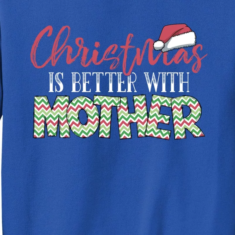 Mom Christmas Xmas Day Santa Mama Happy Holidays Mommy Funny Gift Tall Sweatshirt