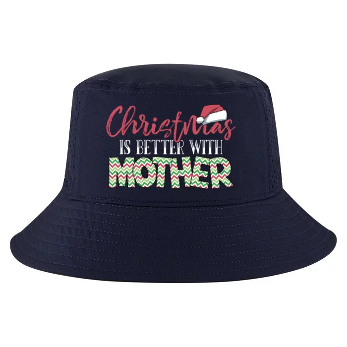 Mom Christmas Xmas Day Santa Mama Happy Holidays Mommy Funny Gift Cool Comfort Performance Bucket Hat