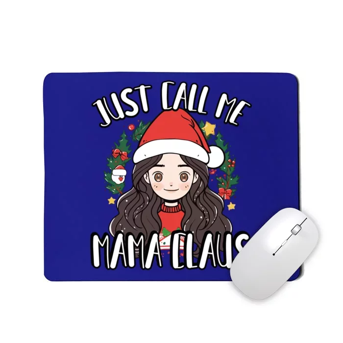 Mom Christmas Xmas Day Santa Mama Happy Holidays Mommy Gift Mousepad