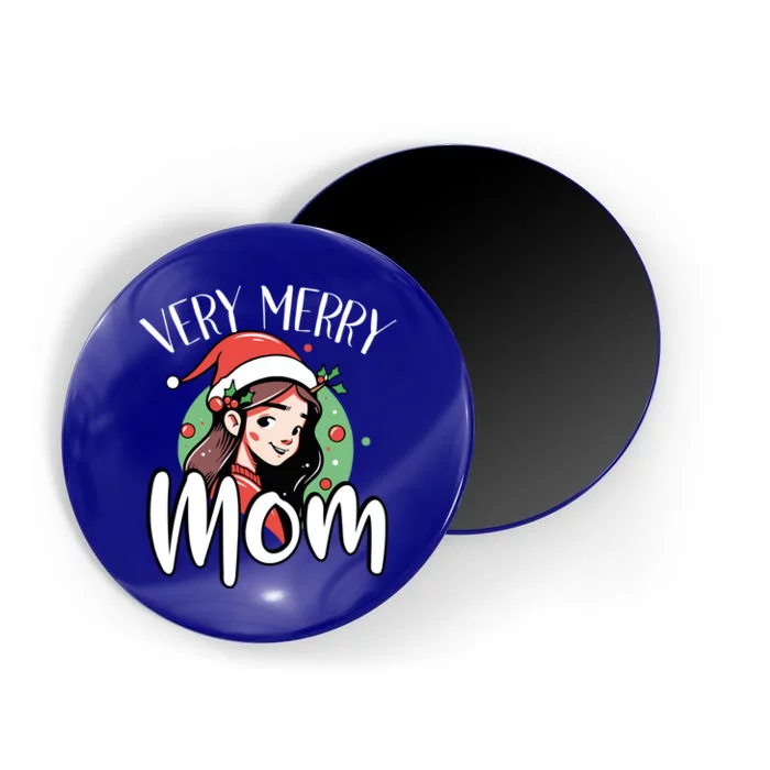 Mom Christmas Xmas Day Santa Mama Happy Holidays Mommy Cool Gift Magnet