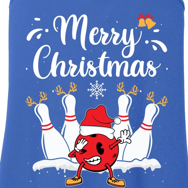 Merry Christmas Xmas Bowling Buddies Winter Bowler Expert Meaningful Gift Ladies Essential Tank