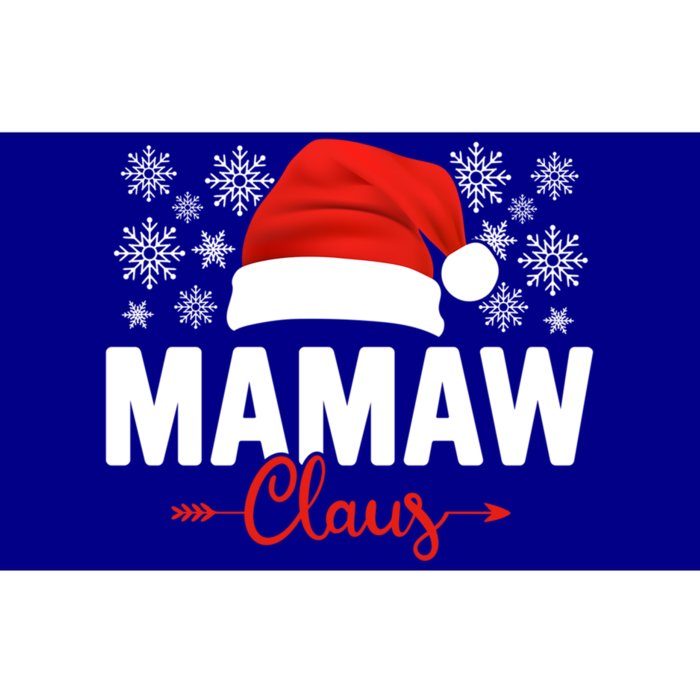 Mamaw Claus Xmas Light Funny Santa Hat Christmas Ugly Gift Bumper Sticker