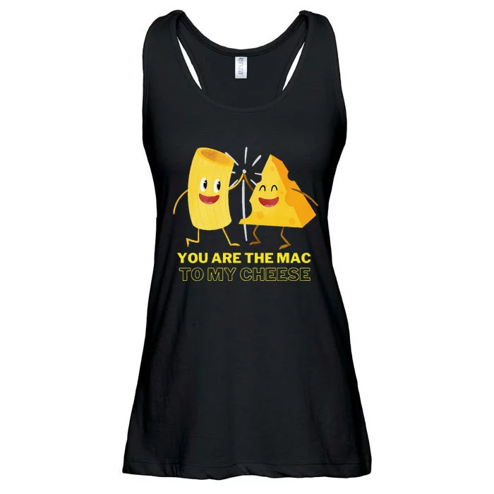 Mac Cheese You Are The Mac To My Cheese Ladies Essential Flowy Tank