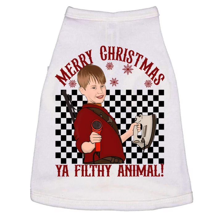 Merry Christmas Ya Filthy Animal Kevin Mccallister Doggie Tank