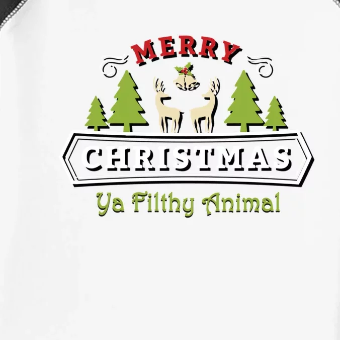 Merry Christmas Ya Filthy Animal Infant Baby Jersey Bodysuit