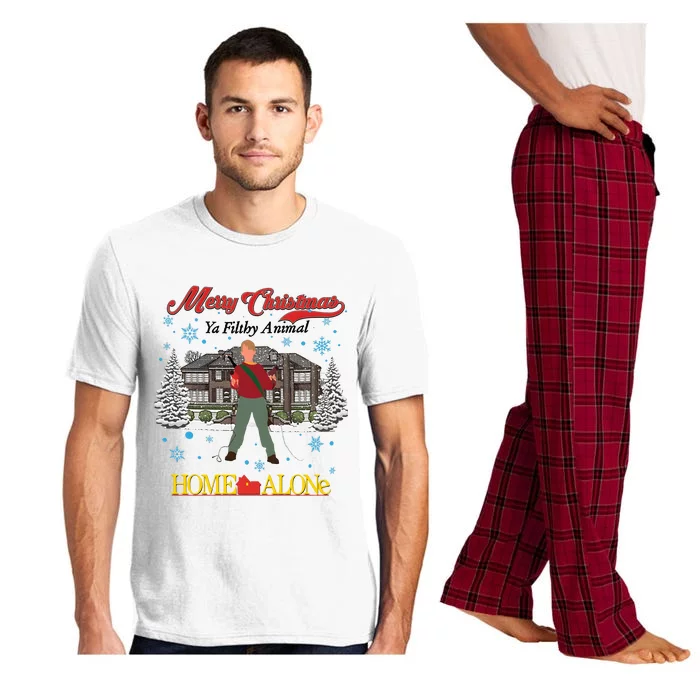 Merry Christmas Ya Filthy Animal Home Xmas Alone Pajama Set