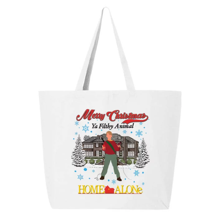 Merry Christmas Ya Filthy Animal Home Xmas Alone 25L Jumbo Tote