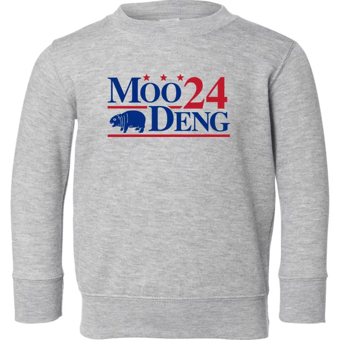 Moo Deng 2024 Toddler Sweatshirt