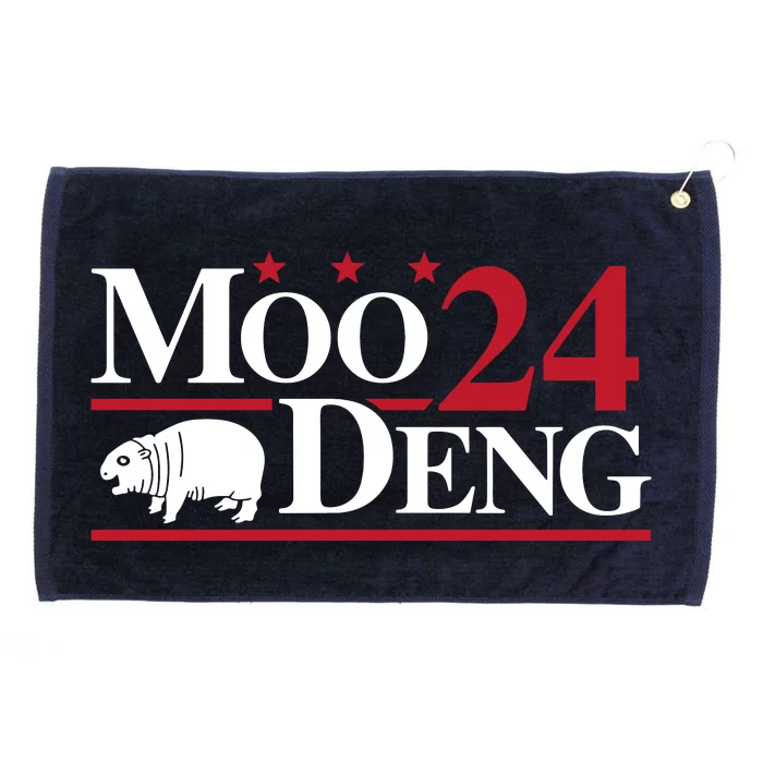 Moo Deng 2024 Grommeted Golf Towel