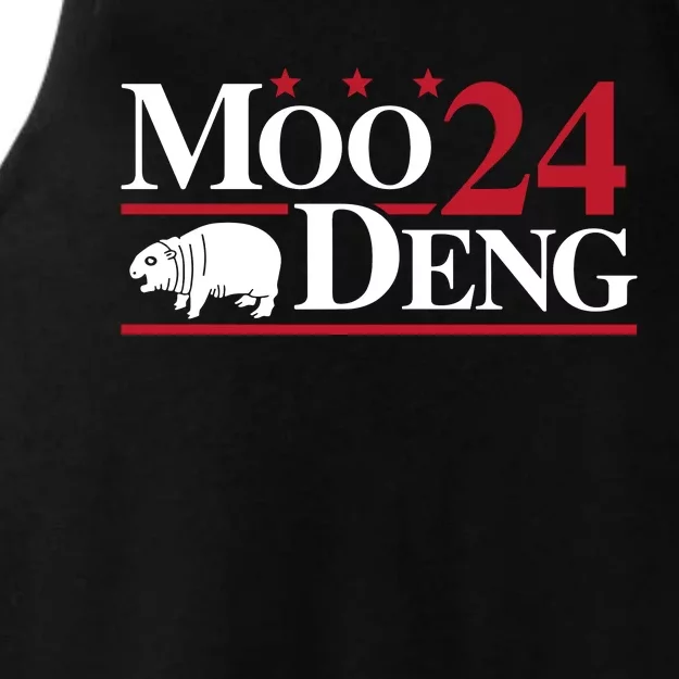 Moo Deng 2024 Ladies Tri-Blend Wicking Tank