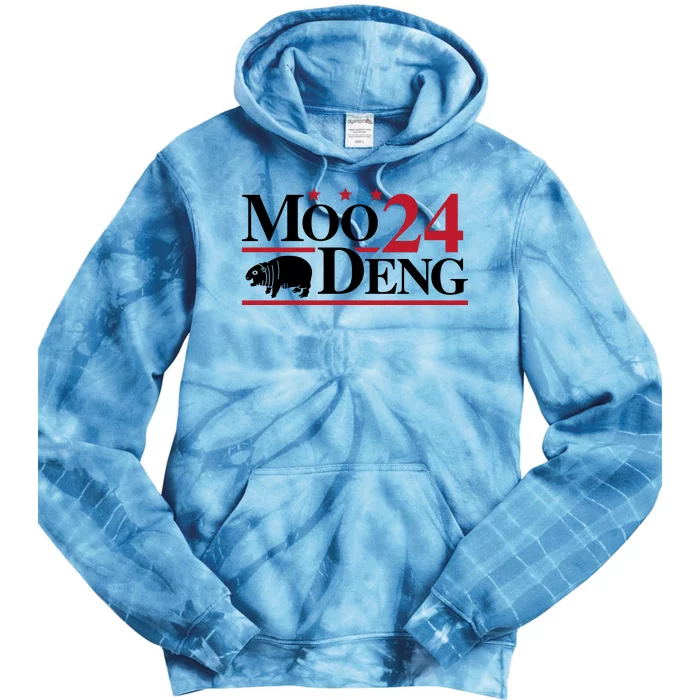 Moo Deng 2024 Tie Dye Hoodie