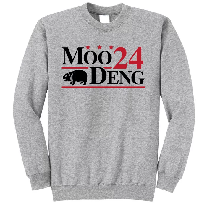 Moo Deng 2024 Tall Sweatshirt