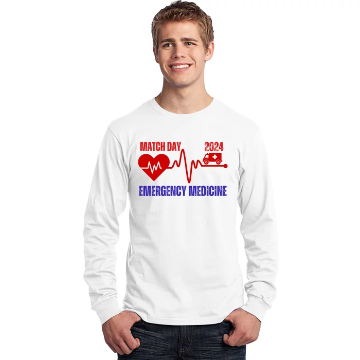 Match Day 2024 Emergency Medicine Resident Residency Long Sleeve Shirt