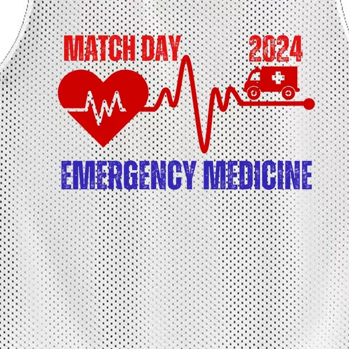 Match Day 2024 Emergency Medicine Resident Residency Mesh Reversible Basketball Jersey Tank