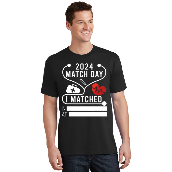 Match Day 2024 Medical School Residency Medicine Physicians T-Shirt