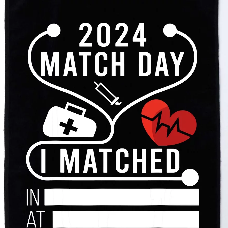 Match Day 2024 Medical School Residency Medicine Physicians Platinum Collection Golf Towel