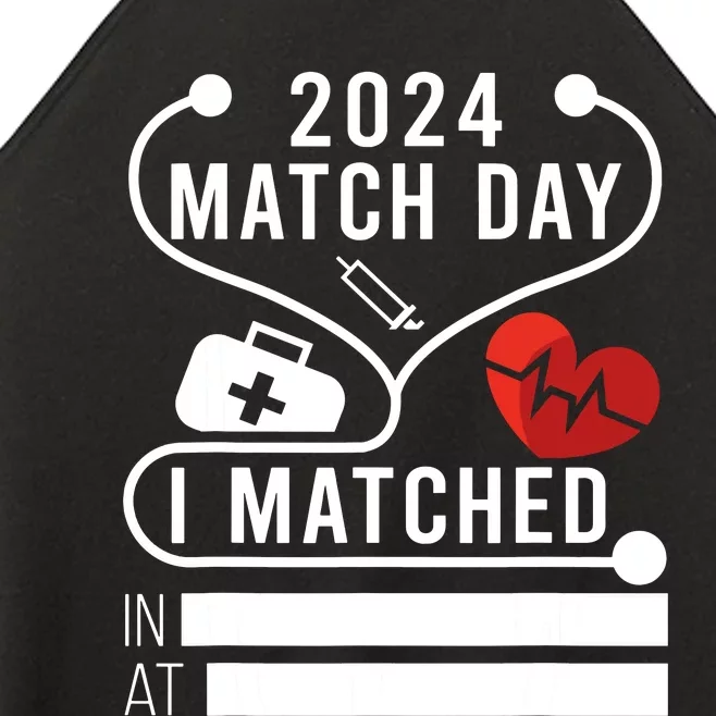 Match Day 2024 Medical School Residency Medicine Physicians Women’s Perfect Tri Rocker Tank