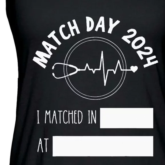 Match Day 2024 Future Doctor Physician Residency Fill In Ladies Essential Flowy Tank