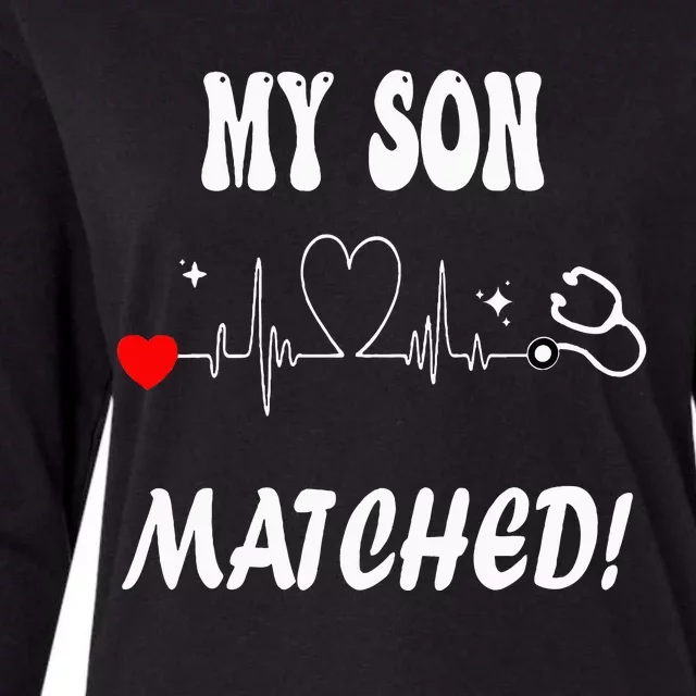 Match Day 2024 My Son Womens Cotton Relaxed Long Sleeve T-Shirt